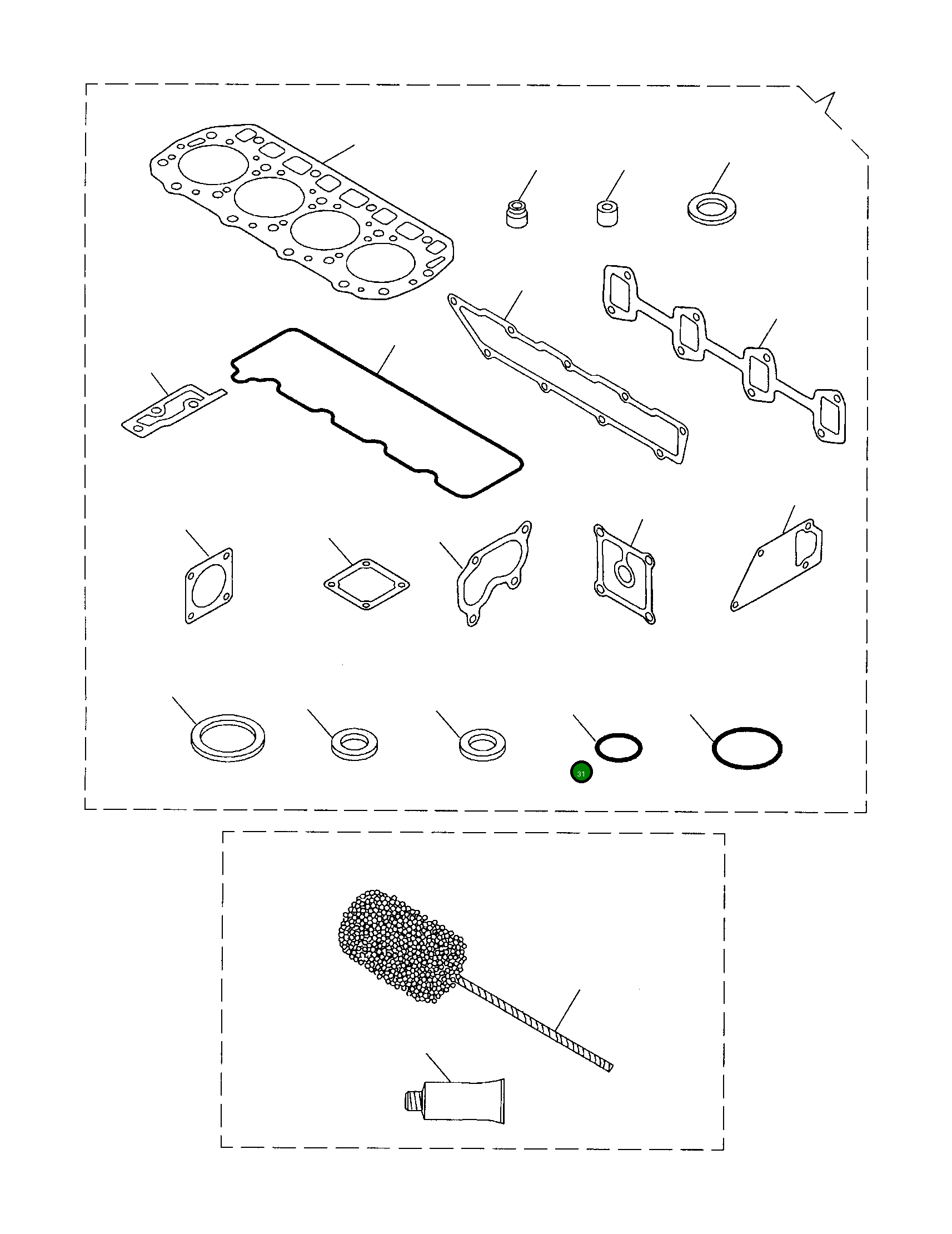 Кольцо уплотнительное (O-Ring) YM24314-000180 Komatsu