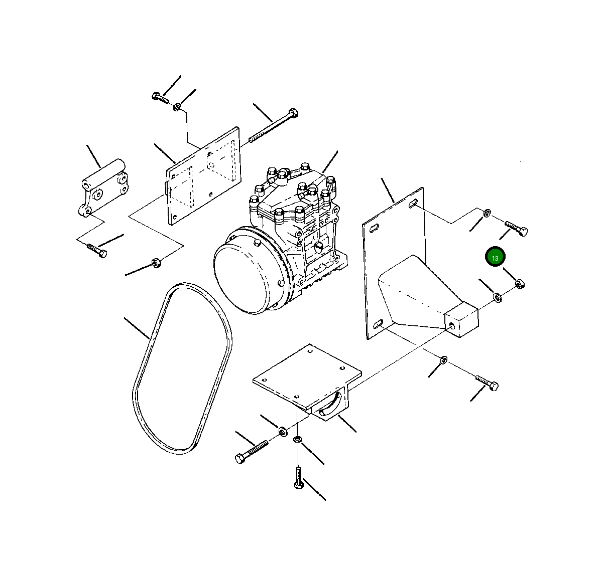 Болт 421-963-1490 Komatsu