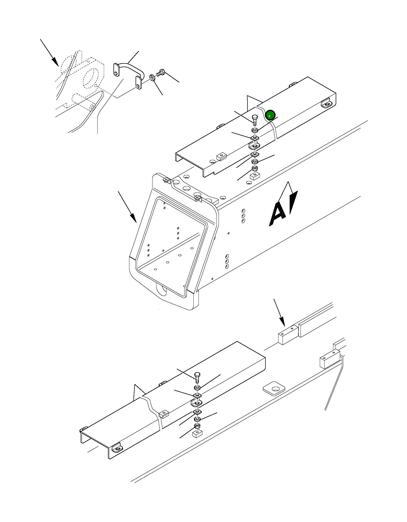 Крышка 395-70-13642 Komatsu