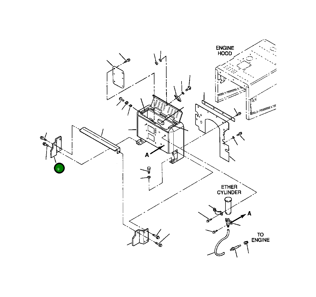 Болт 423-54-21881 Komatsu