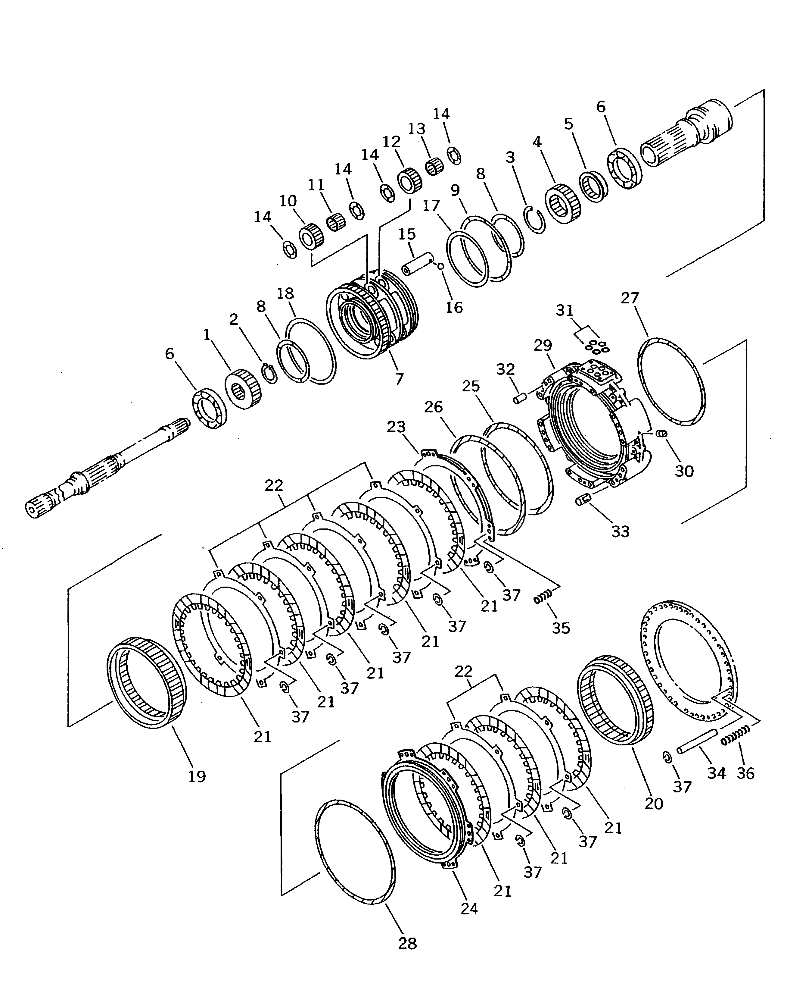 Кольцо 195-15-49520  Komatsu