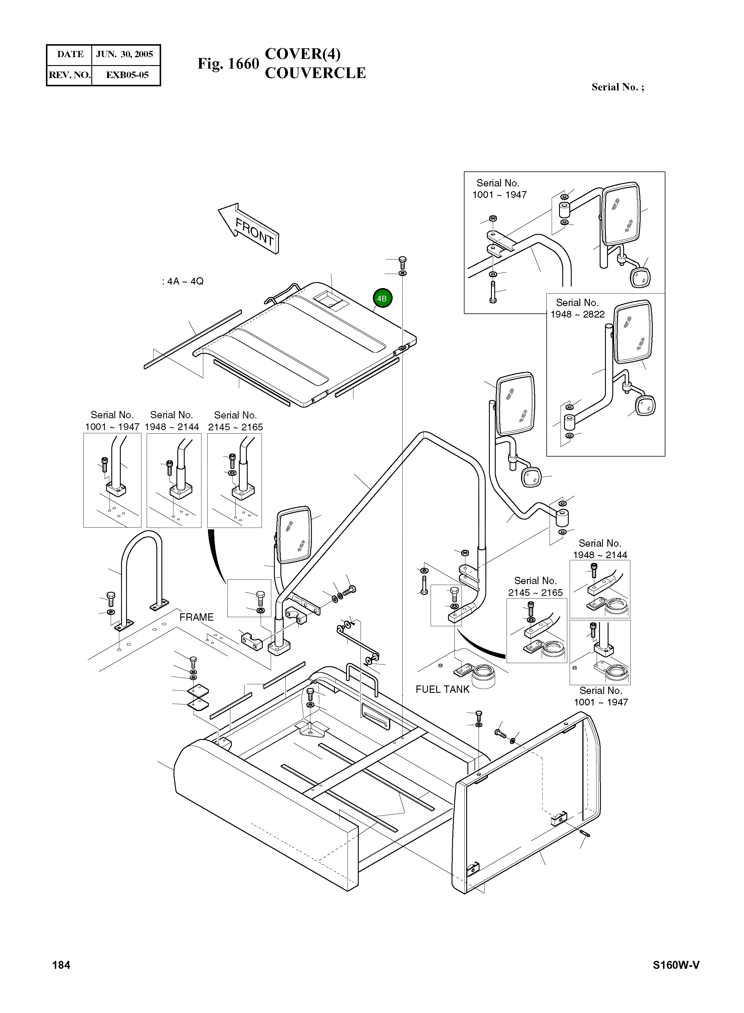 Крышка 2621-3558B Komatsu