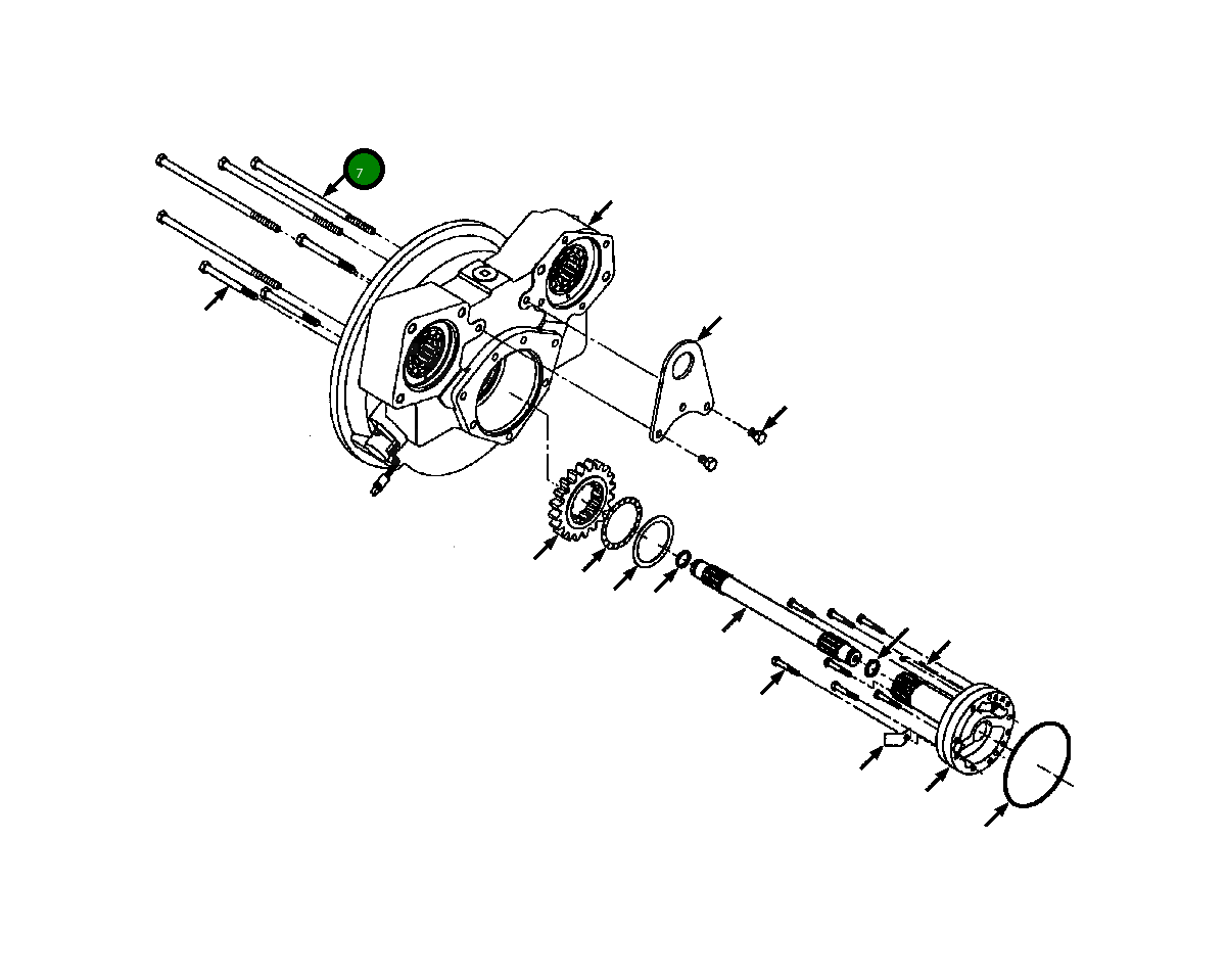 Болт 1437 742 H1  Komatsu