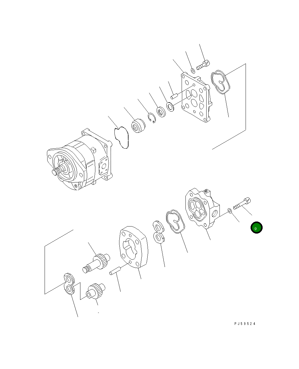 Болт 705-41-80830 Komatsu