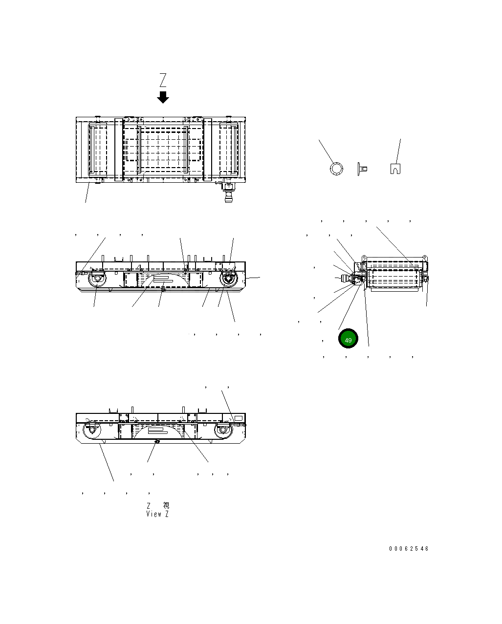 Болт MFQ0000831 Komatsu