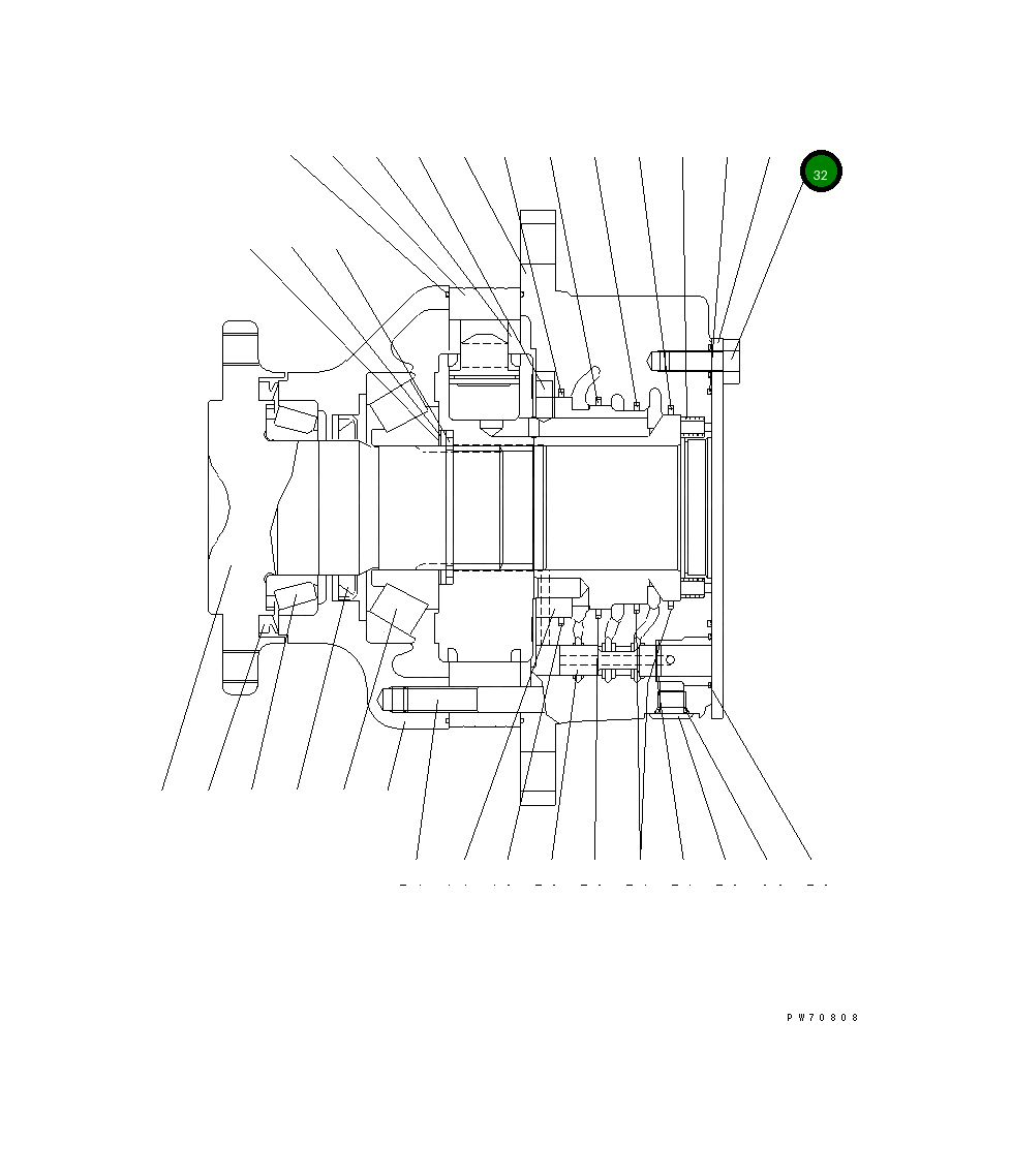 Болт 258-81-54520 Komatsu