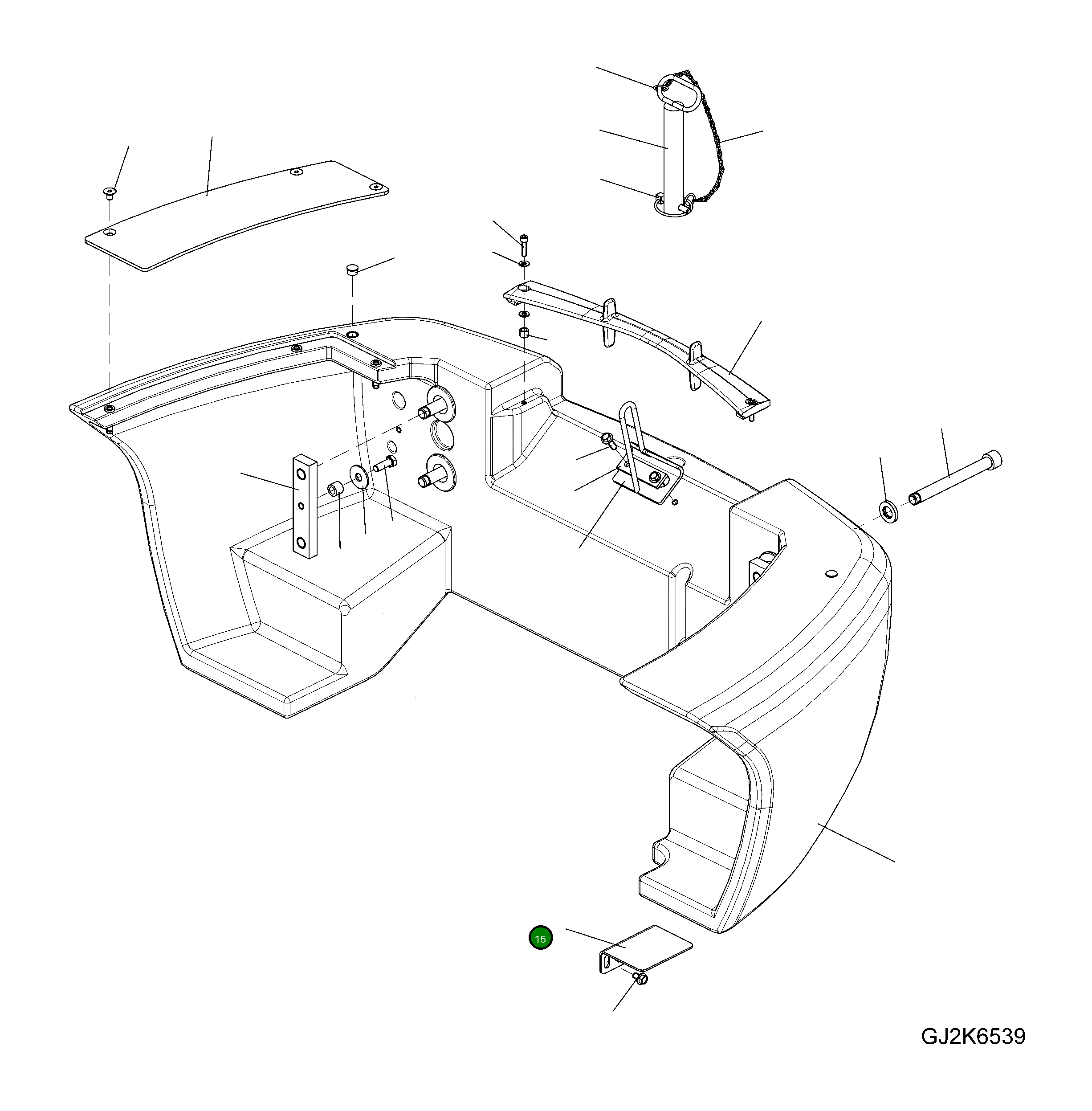 Крышка 42U-46-25A50 Komatsu