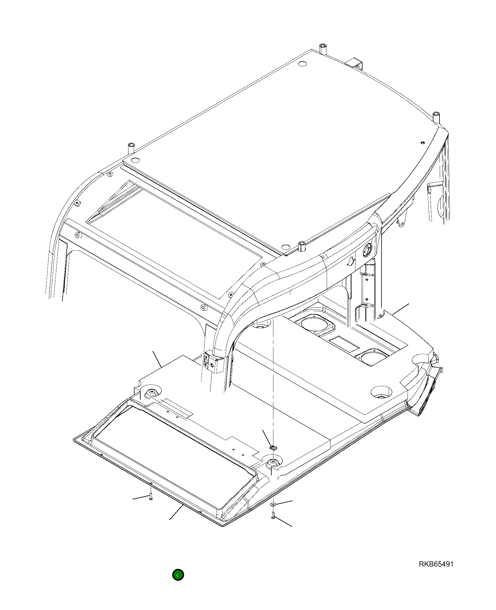 Крышка 21W-54-R1430 Komatsu