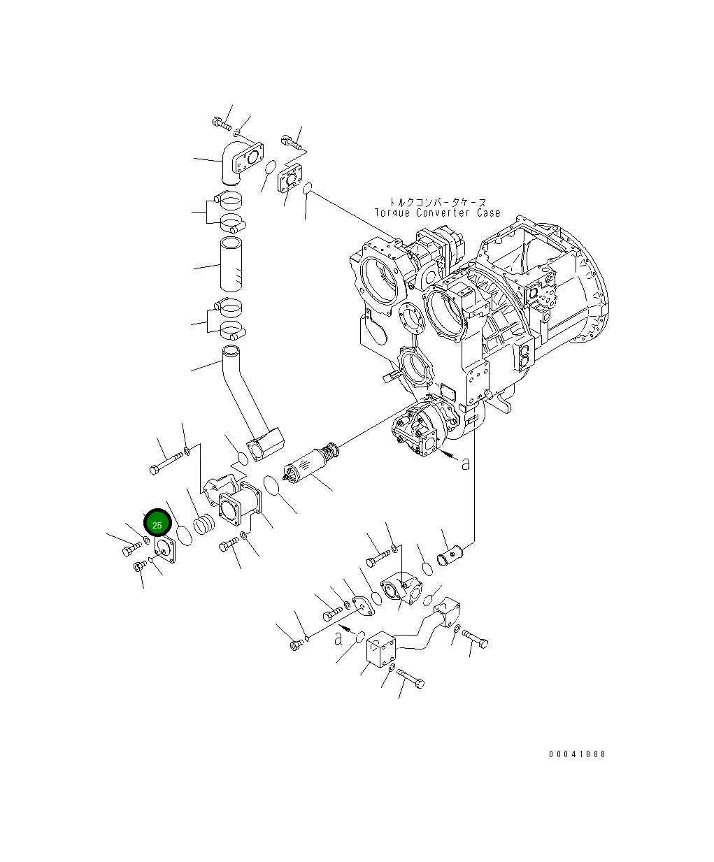 Крышка 17A-49-41680 Komatsu