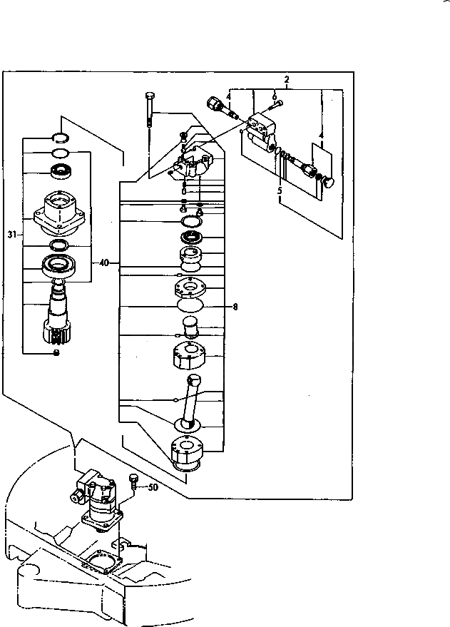 Болт YM172168-73370  Komatsu
