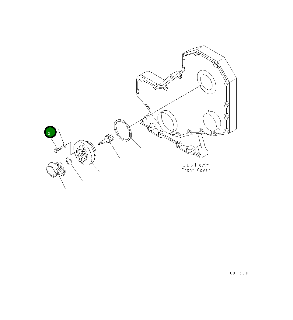 Болт 6735-21-3430 Komatsu