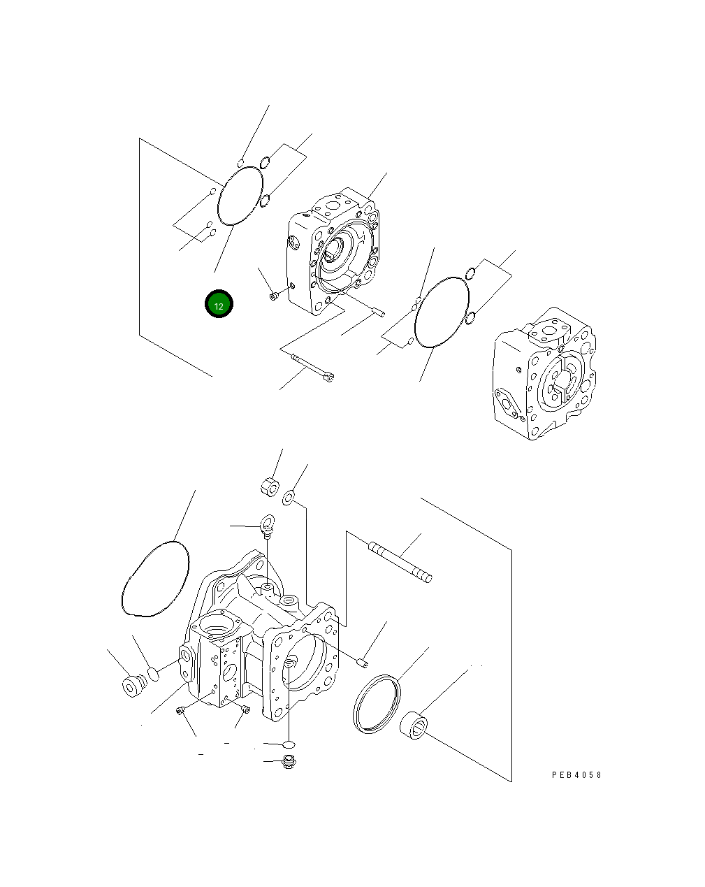 Кольцо уплотнительное (O-Ring) 708-27-22140 Komatsu