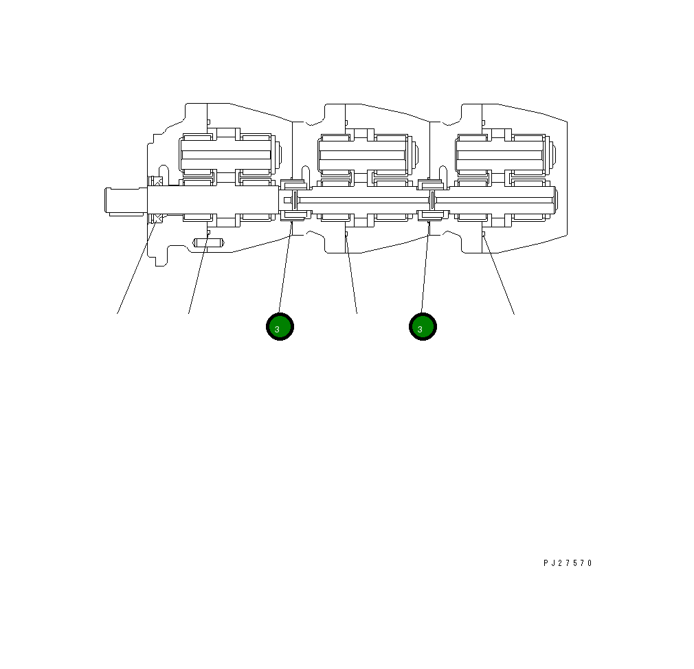 Кольцо уплотнительное (O-Ring) UC13000970040 Komatsu