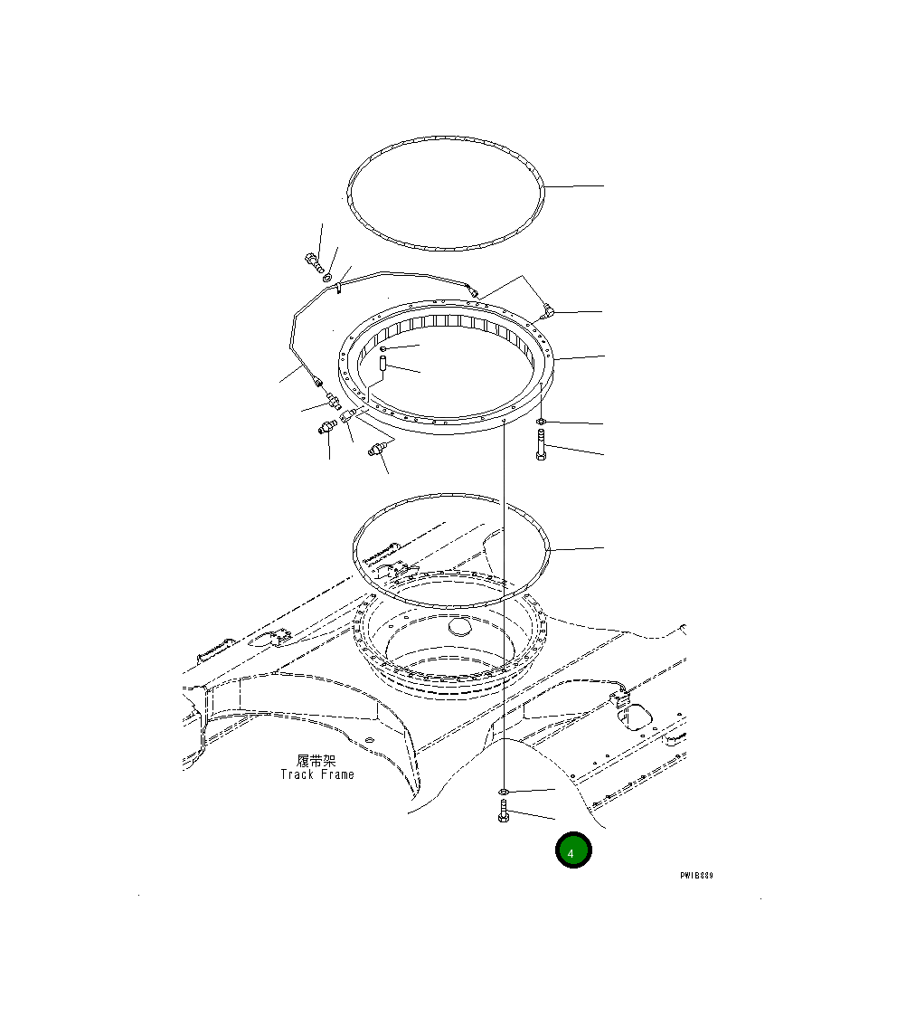 Болт 206-25-71130 Komatsu