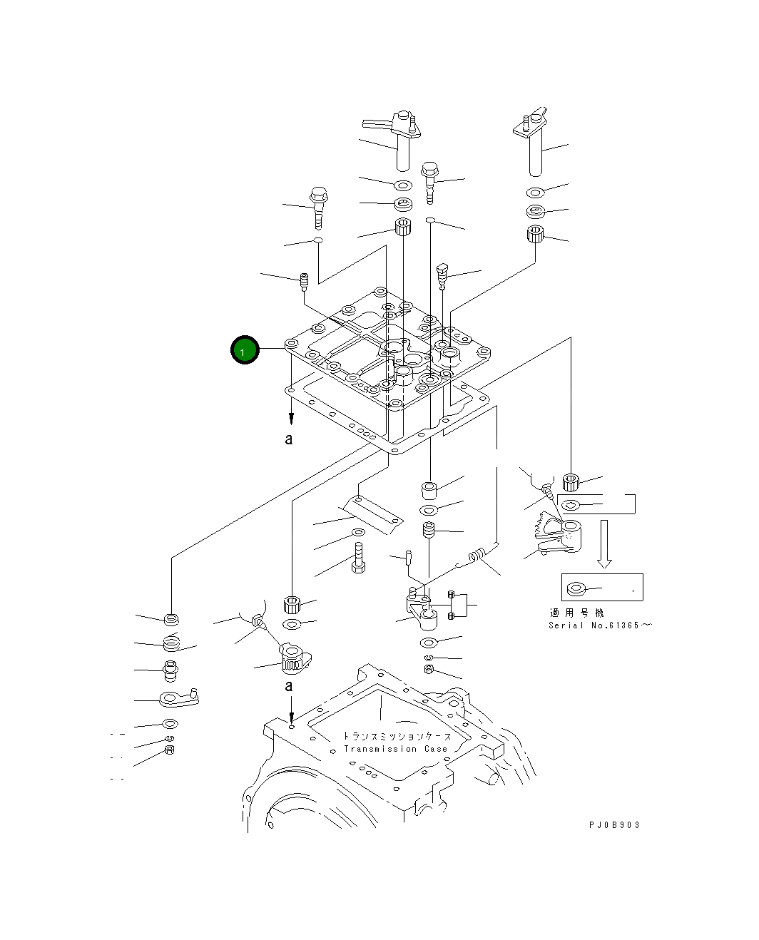 Крышка 14X-15-15812 Komatsu