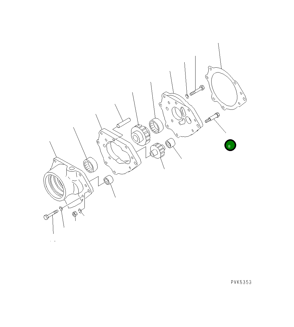 Болт 113-15-24870 Komatsu