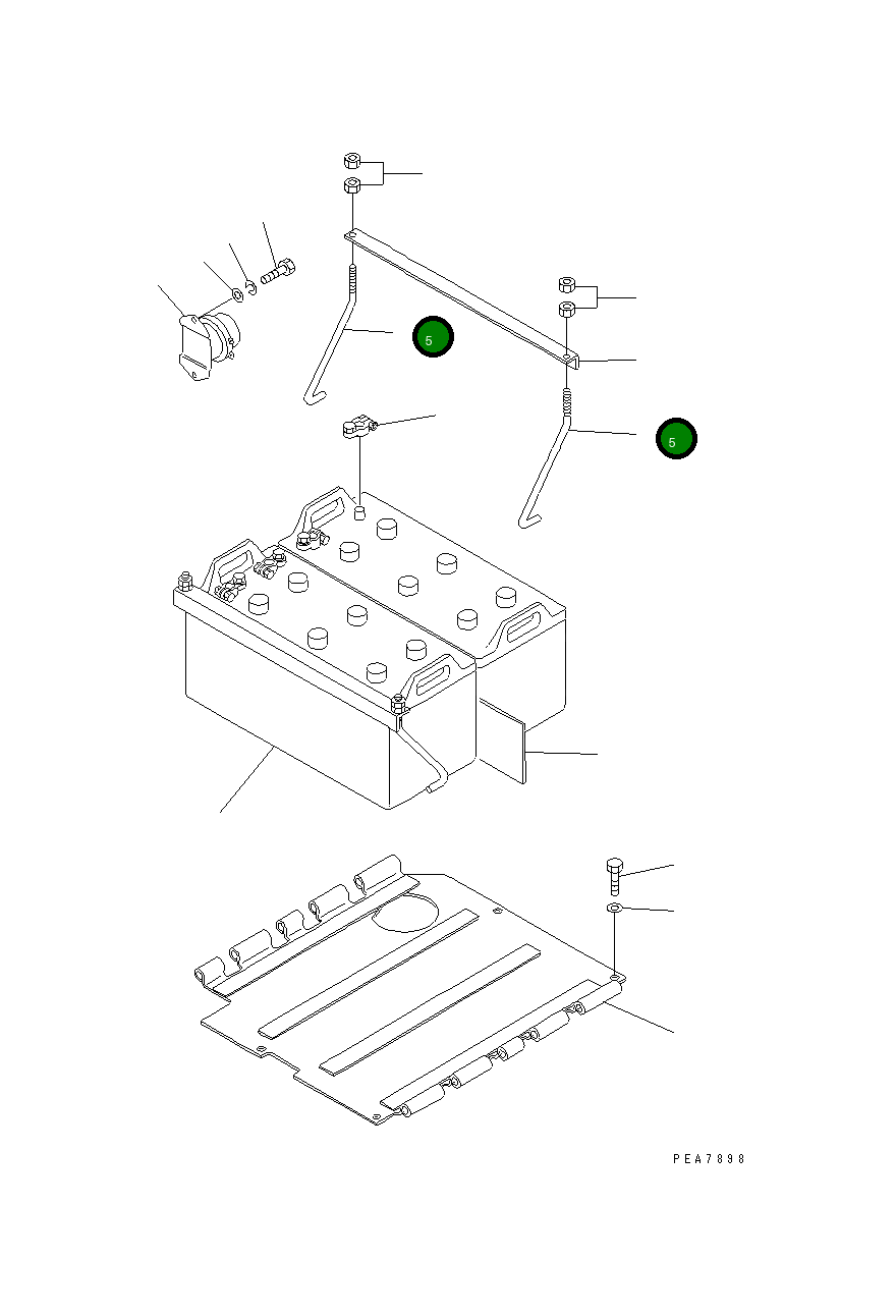 Болт 120-06-31151 Komatsu