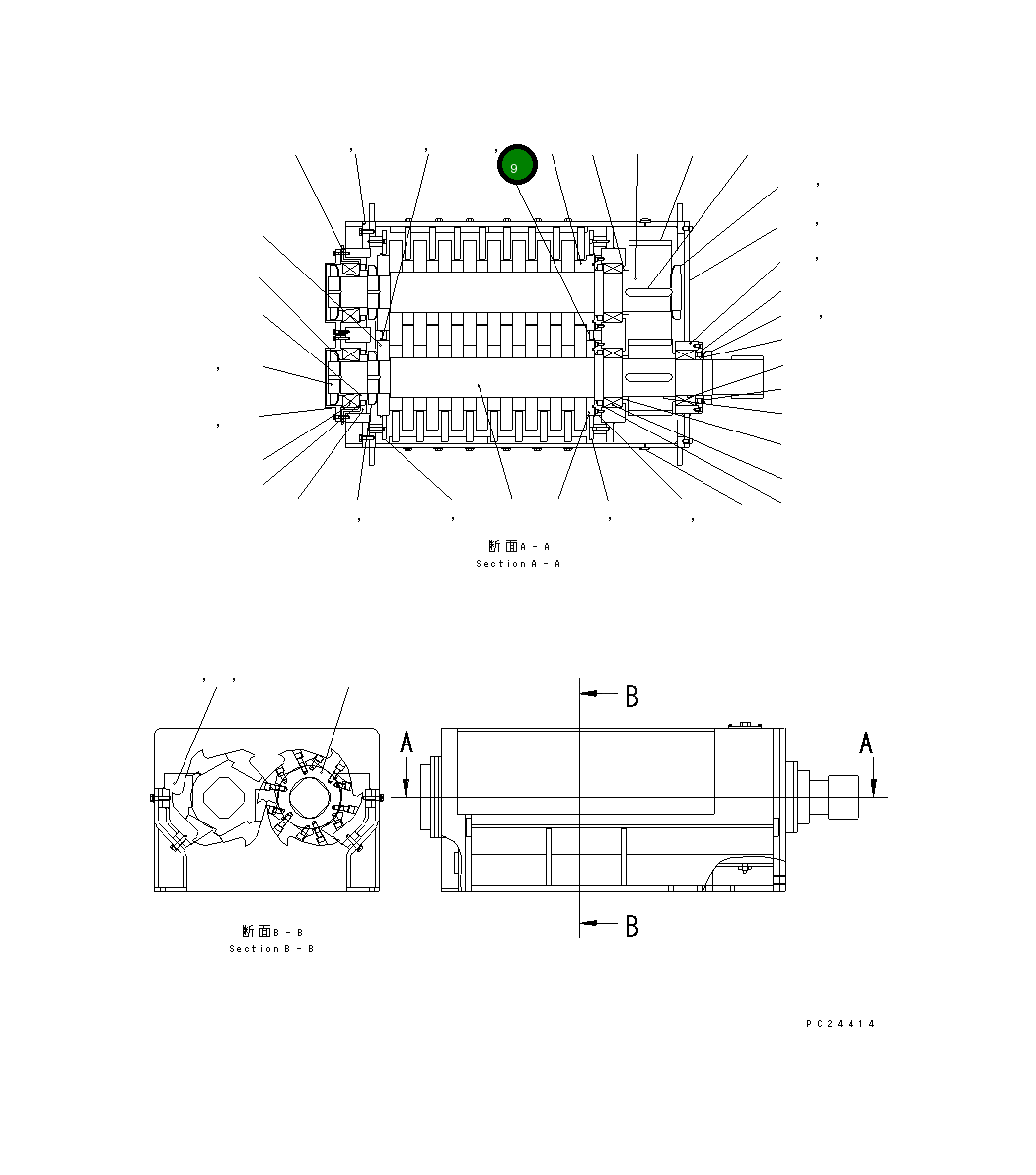 Болт 01252-71670  Komatsu