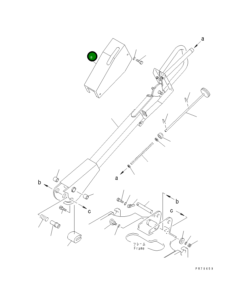 Крышка 2692-6-43111 Komatsu