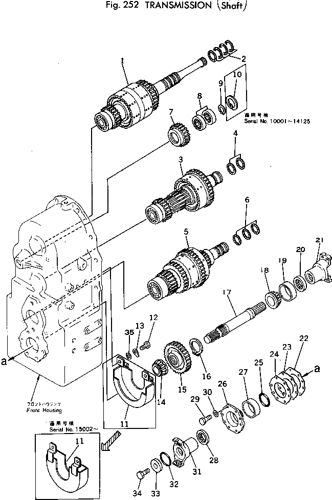 Кольцо 385-11051501  Komatsu