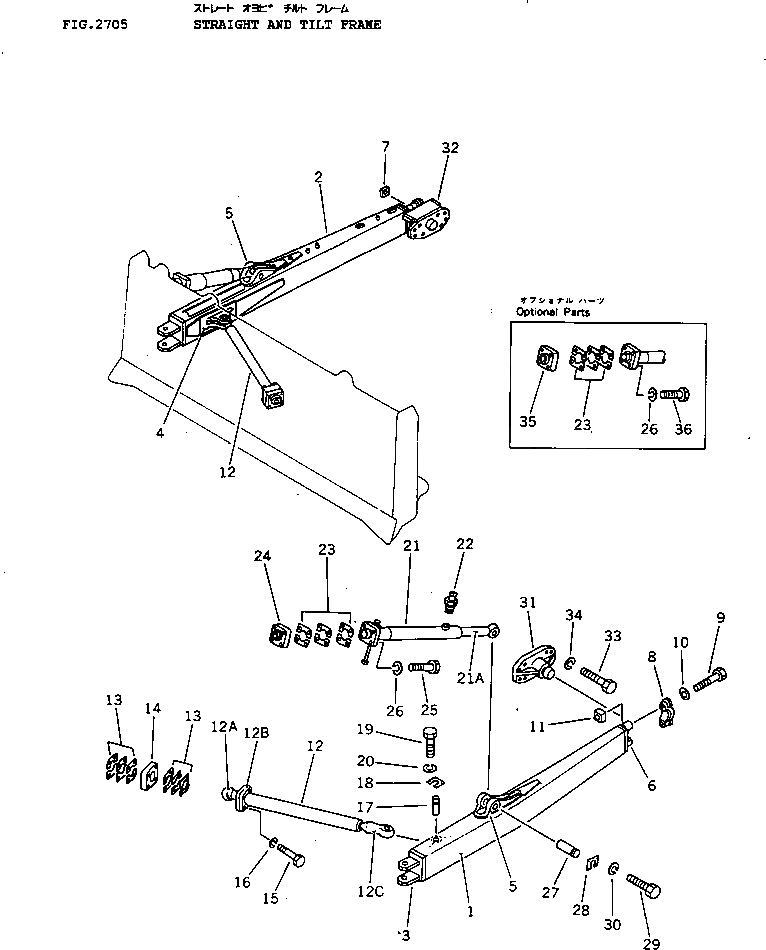 Болт 01011-32455 Komatsu