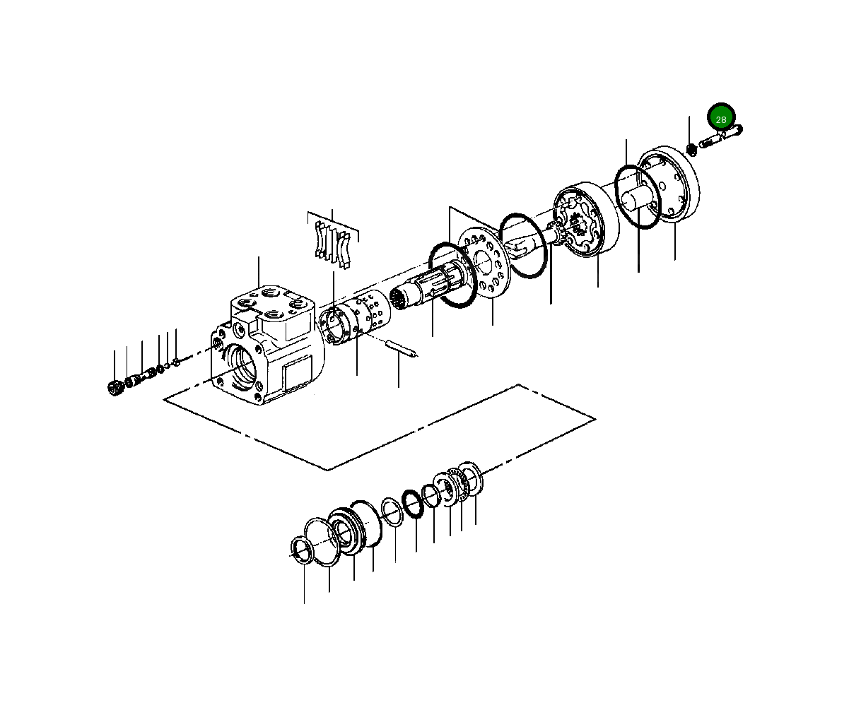 Болт 1434 385 H1 Komatsu