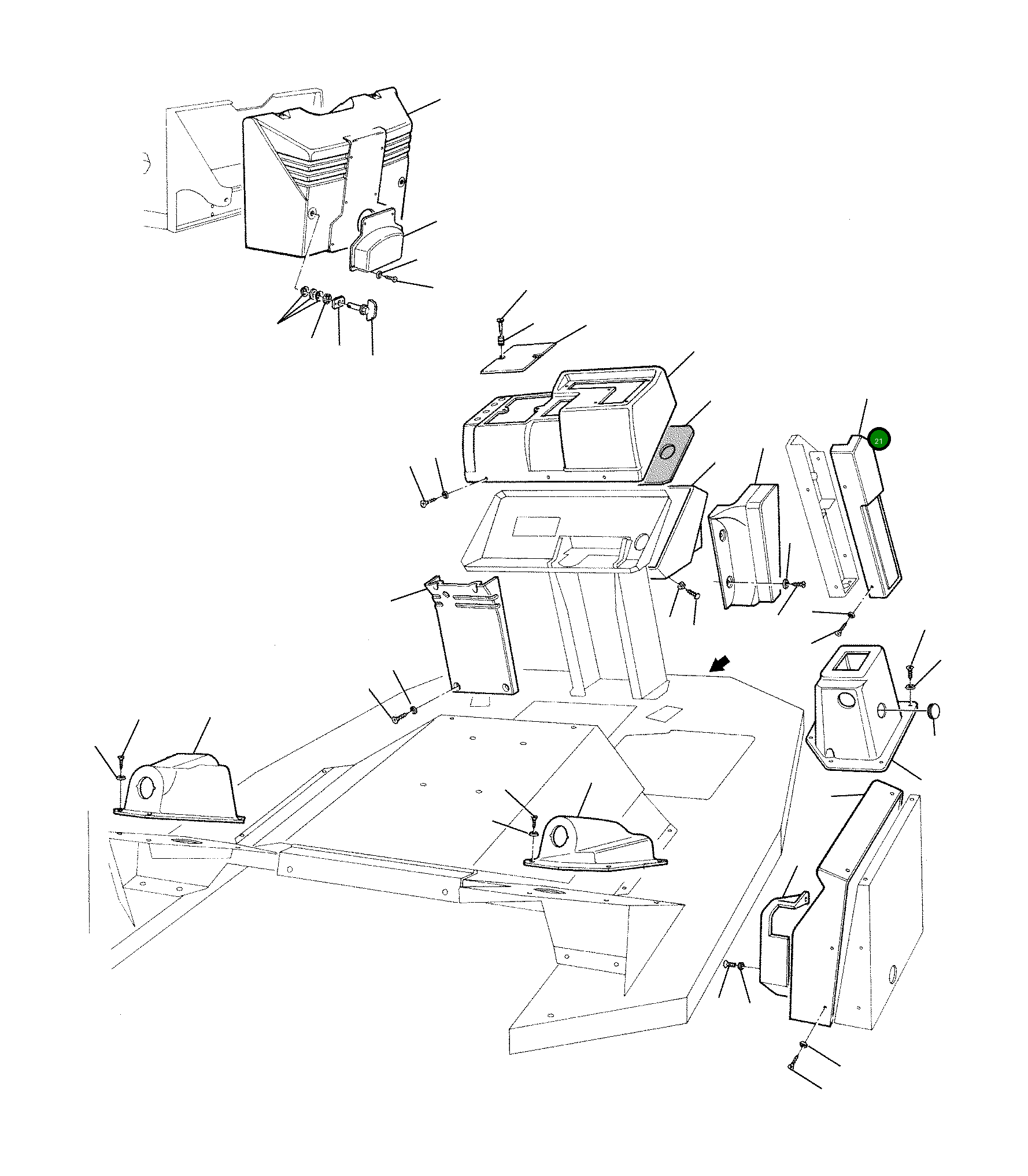 Крышка 360705650 Komatsu