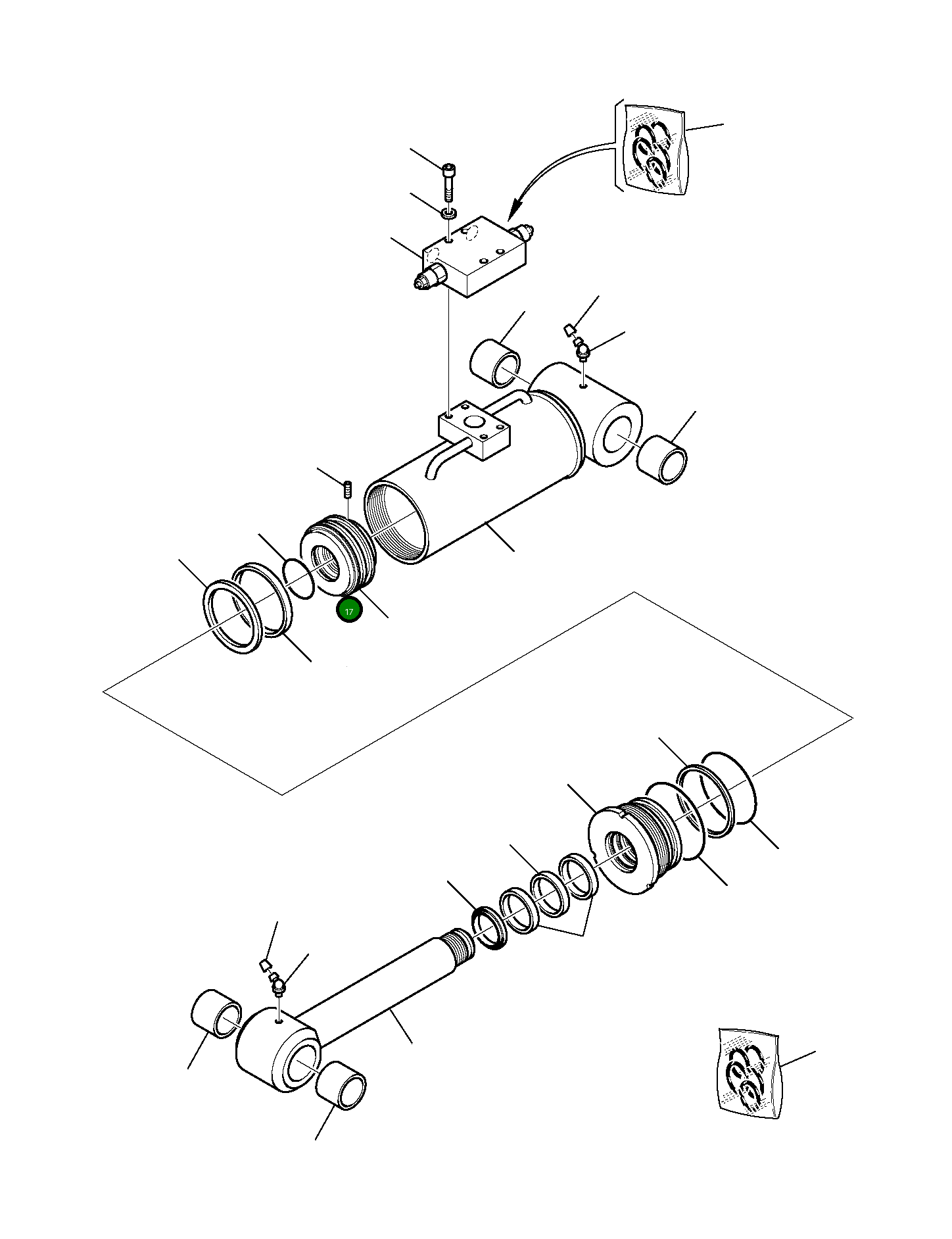 Кольцо уплотнительное (O-Ring) FDT1400032 Komatsu
