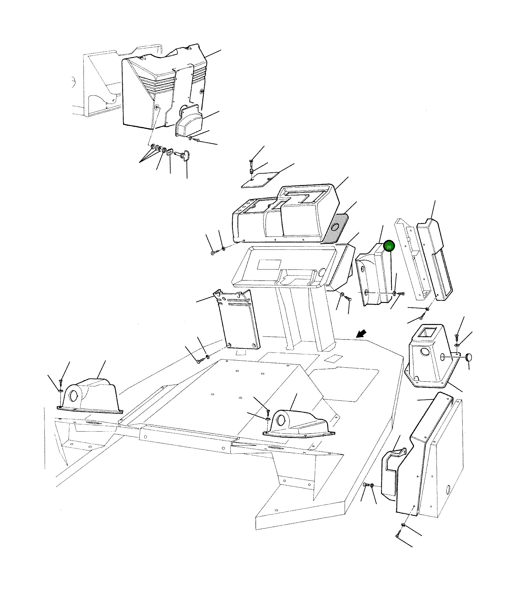 Крышка 360705681 Komatsu