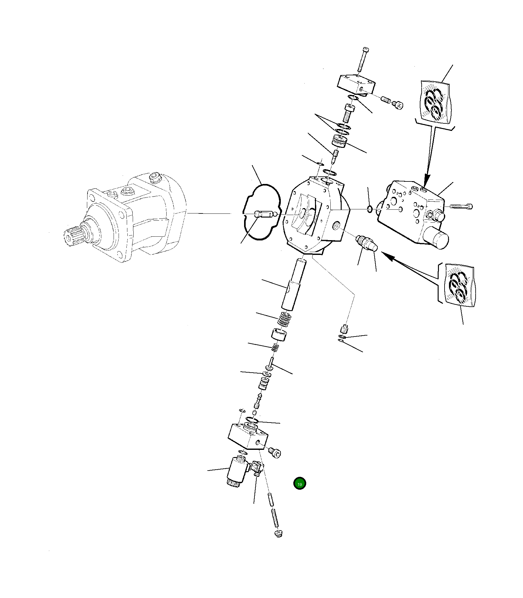 Кольцо уплотнительное (O-Ring) 22E-60-12740 Komatsu