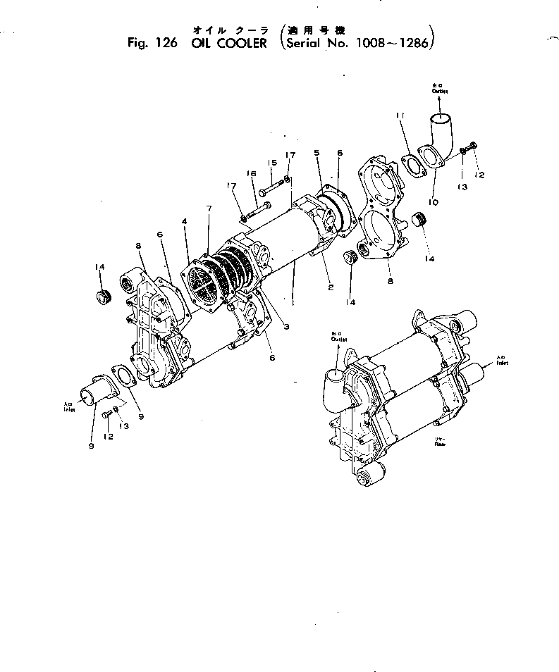 Кольцо уплотнительное (O-Ring) 281-03-13730 Komatsu