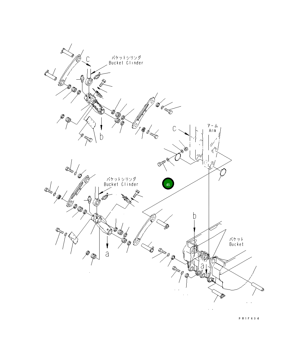 Болт 205-09-61240 Komatsu