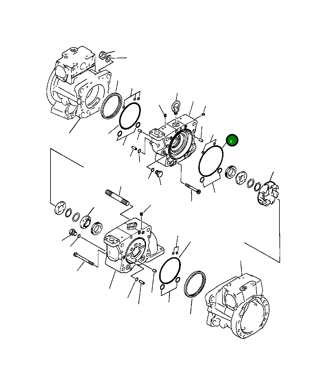 Кольцо уплотнительное (O-Ring) 708-27-12540 Komatsu