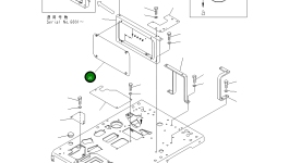 Крышка 23D-54-31351 Komatsu