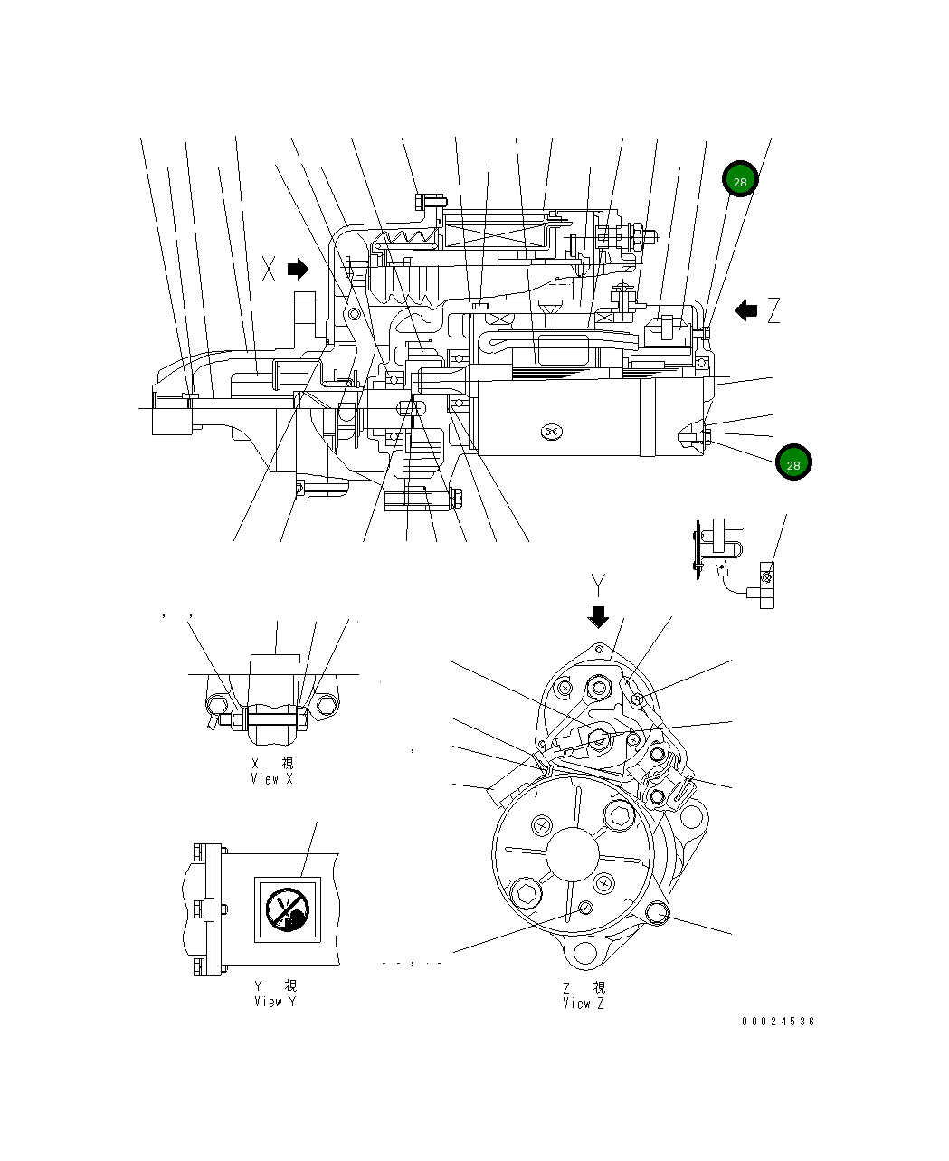 Кольцо уплотнительное (O-Ring) KD1-09211-0081 Komatsu