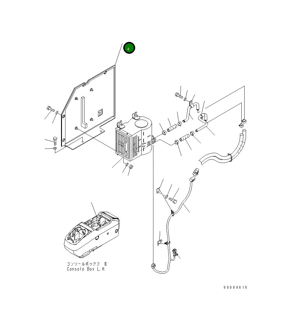 Крышка 22F-977-3210 Komatsu