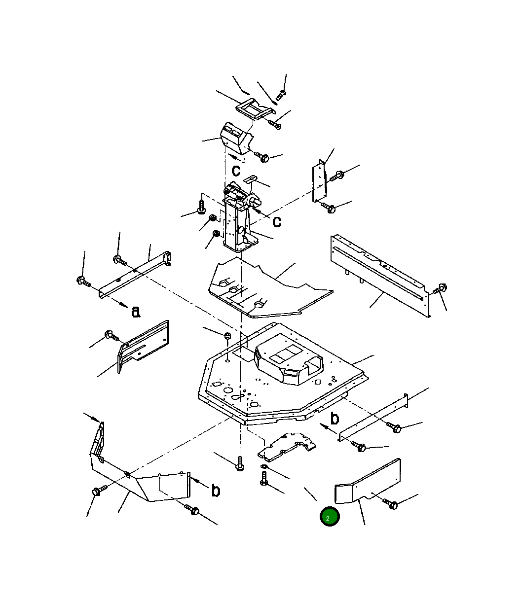 Крышка 427-54-A3231 Komatsu