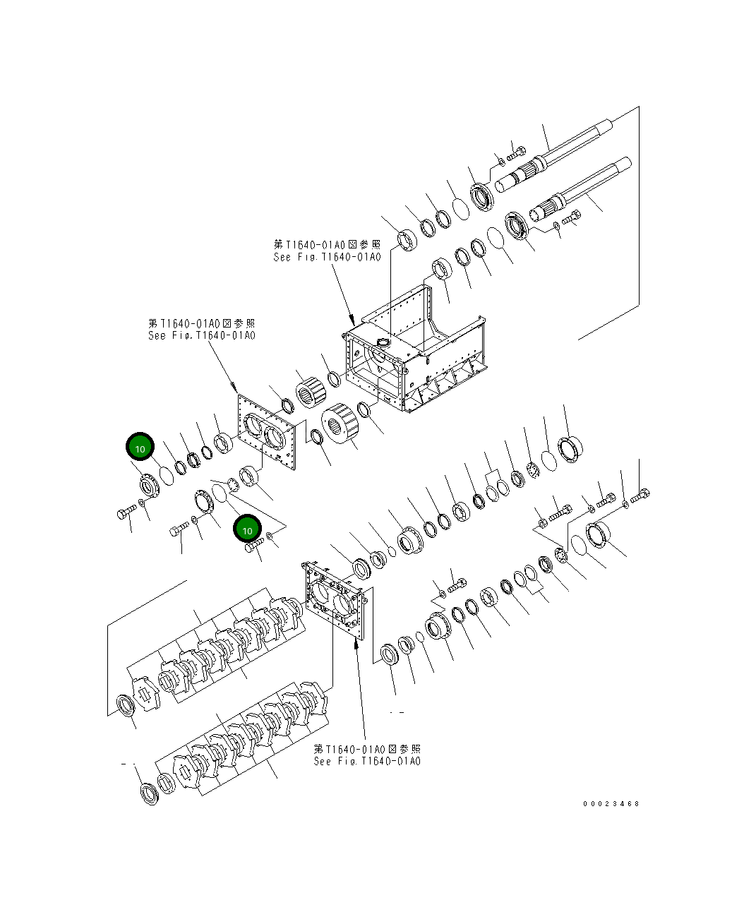 Кольцо уплотнительное (O-Ring) 07000-15335 Komatsu