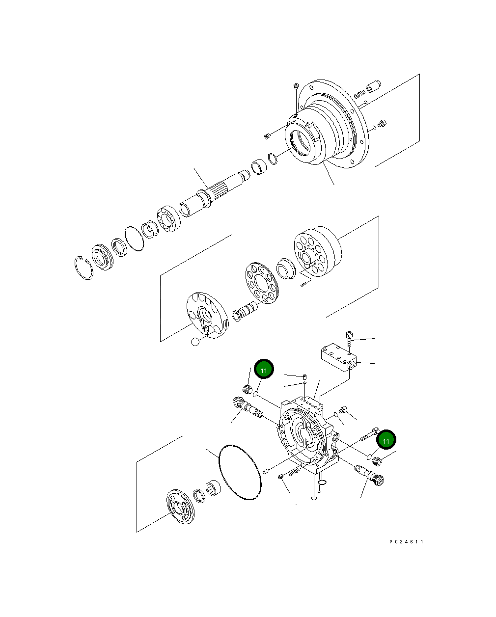 Кольцо уплотнительное (O-Ring) KB95113-01800 Komatsu