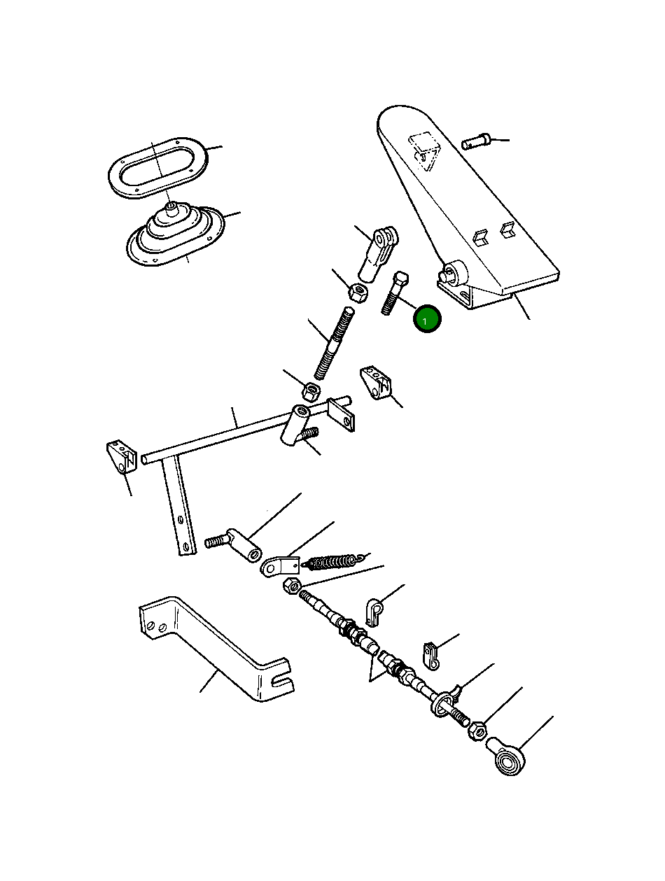 Болт 1105 103 C2  Komatsu