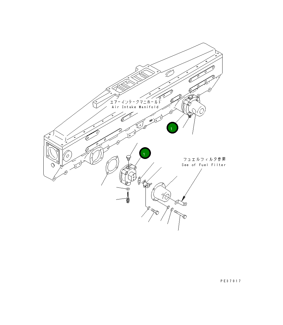 Крышка 6128-81-4911  Komatsu