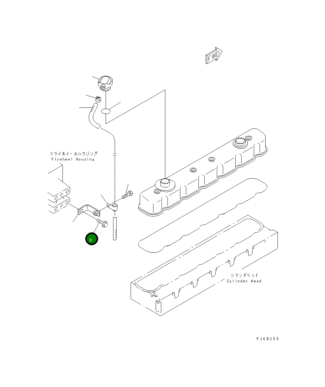 Болт 01435-21220 Komatsu