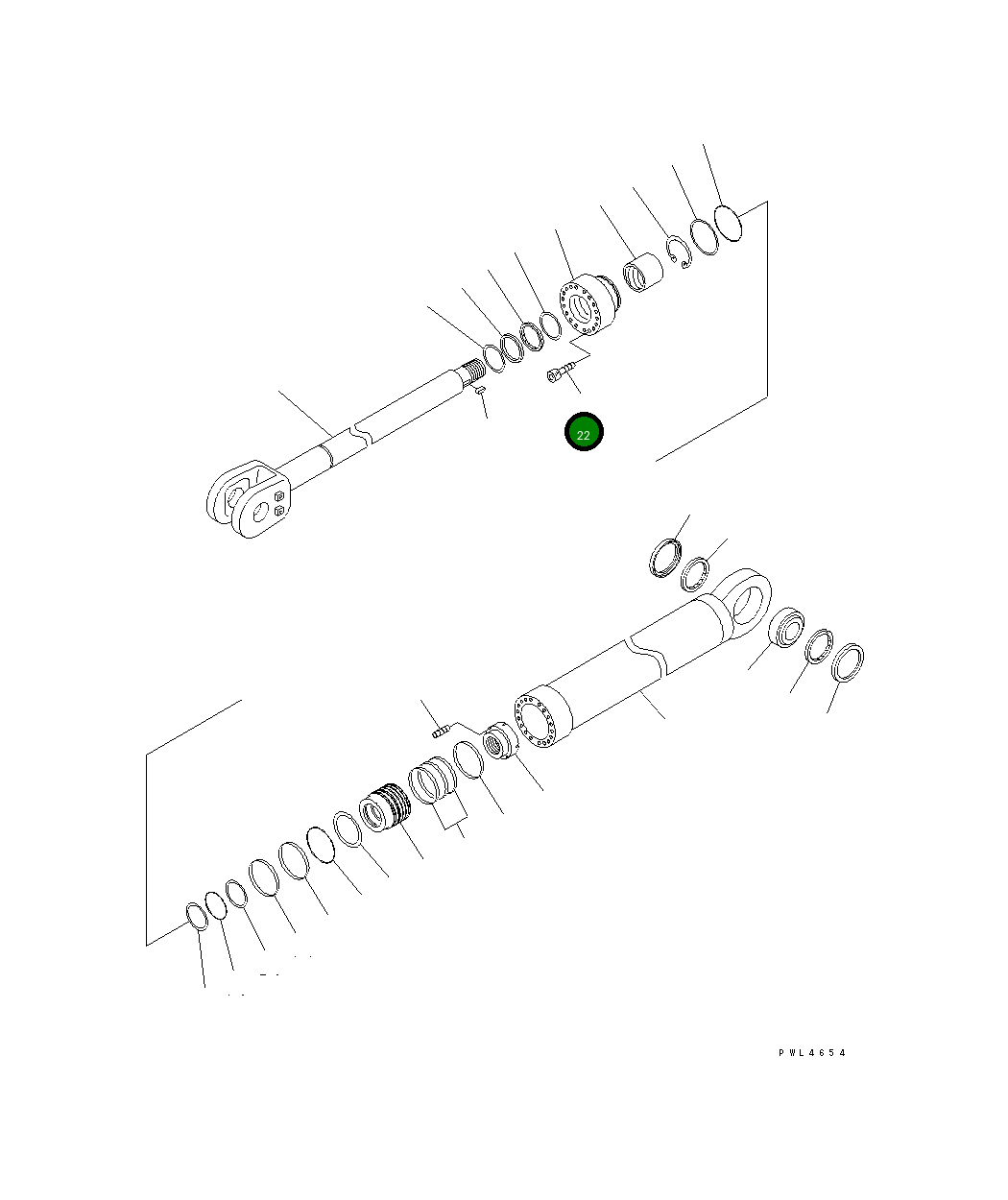 Болт DM51733898 Komatsu