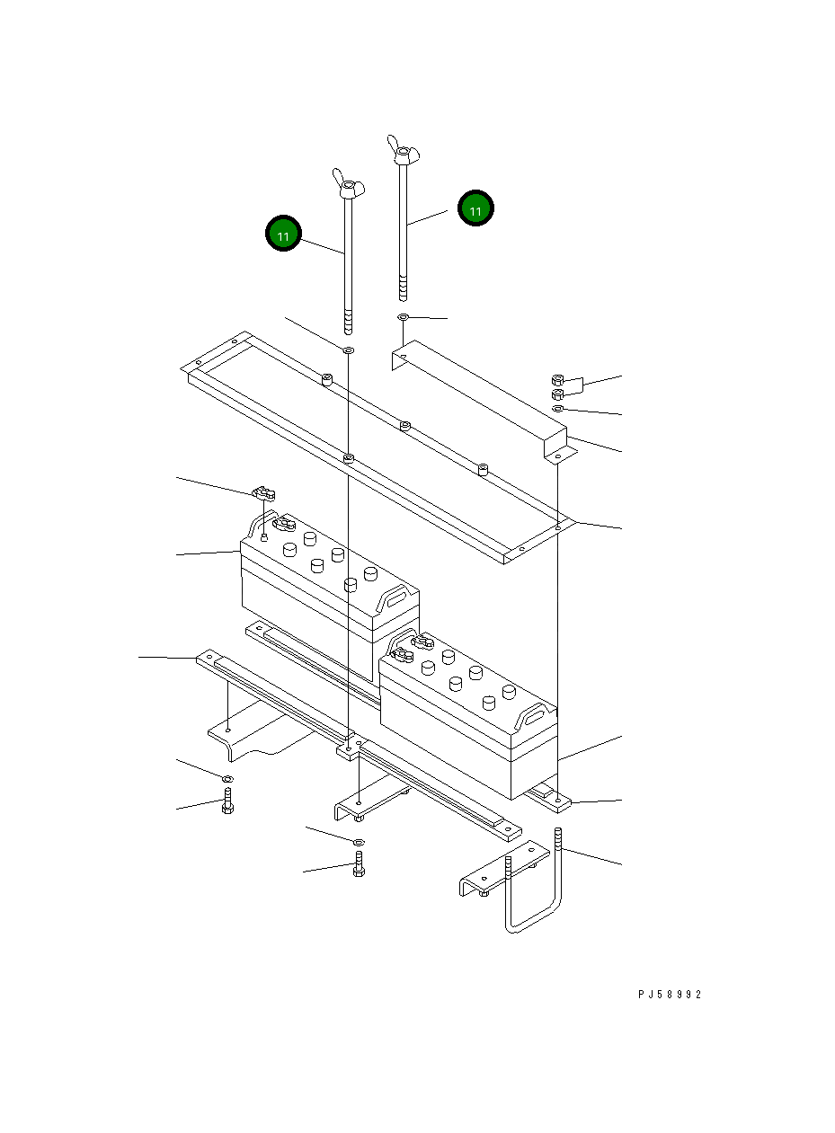 Болт 23B-806-1850  Komatsu