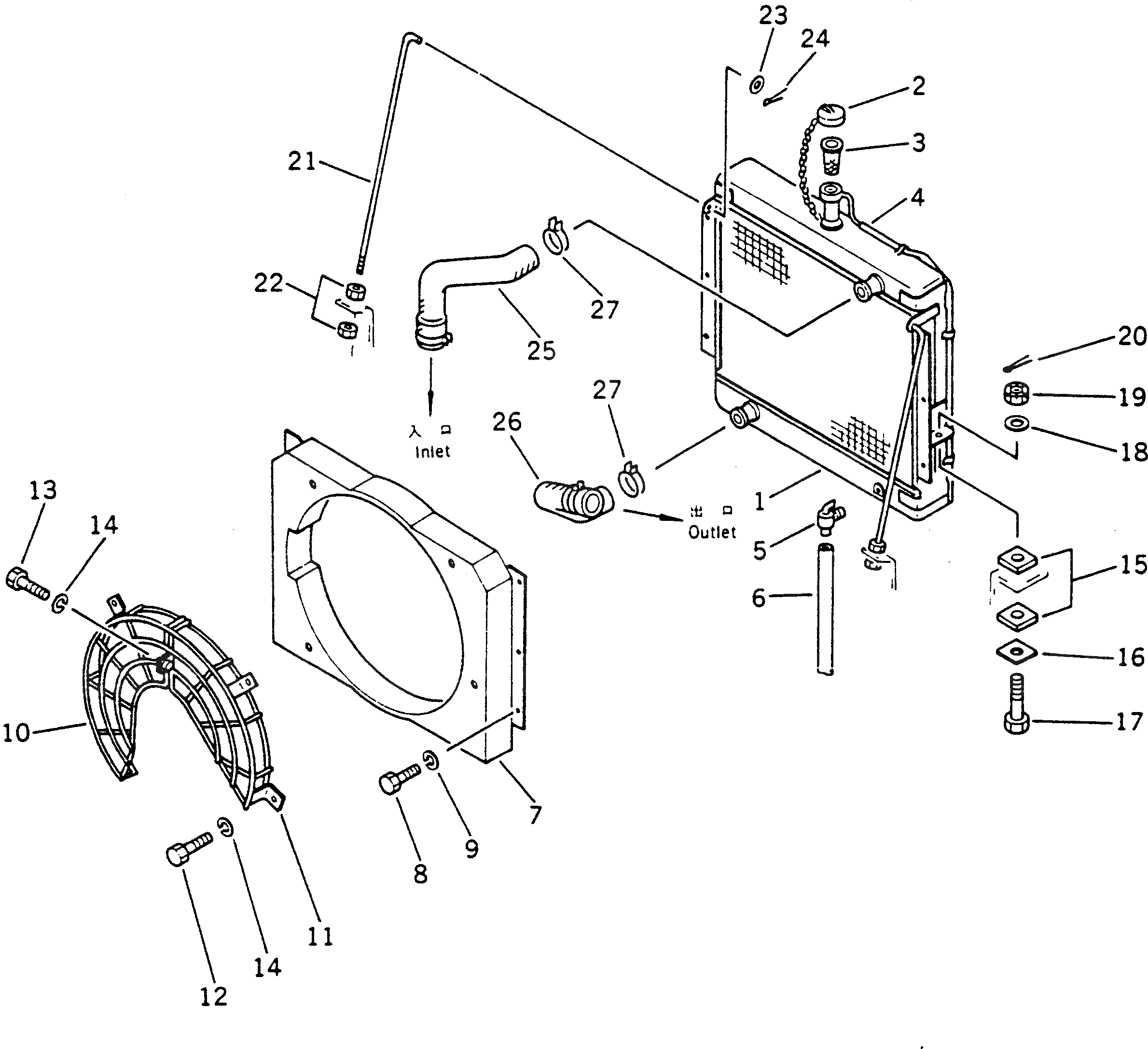 Болт 01012-31465 Komatsu