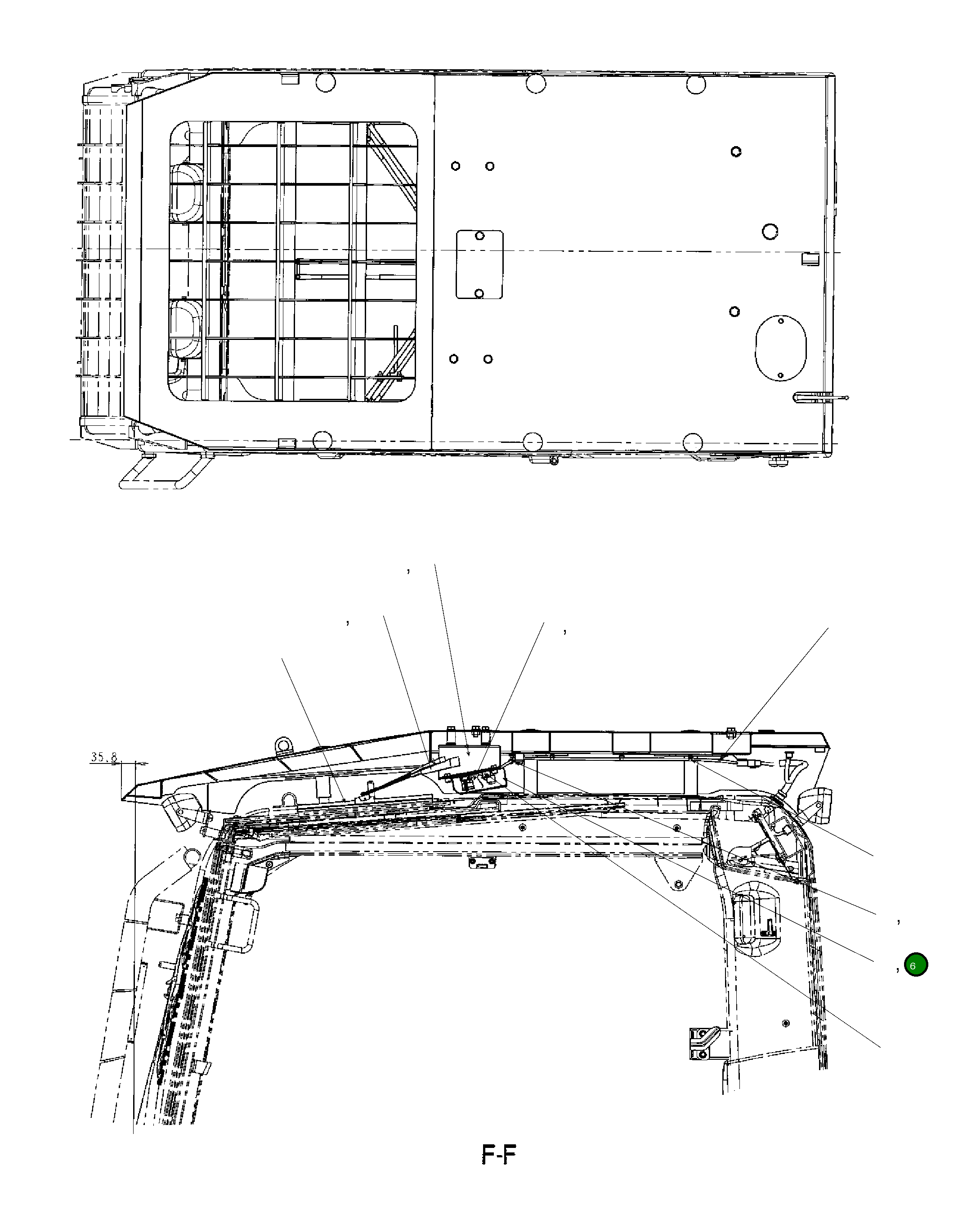 Крышка 20Y-954-6311 Komatsu
