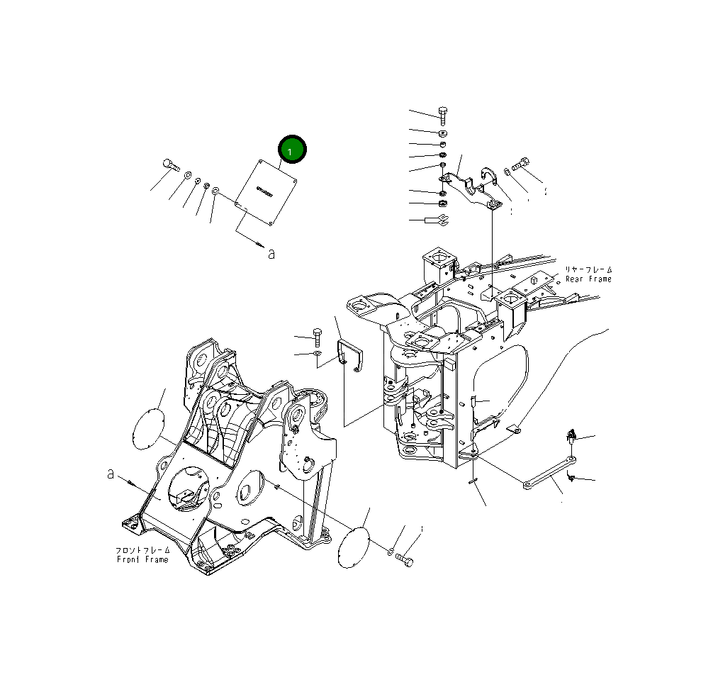 Крышка 426-54-34151 Komatsu