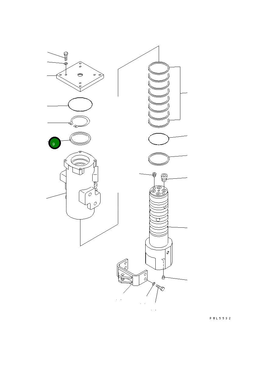 Кольцо 703-10-94310 Komatsu