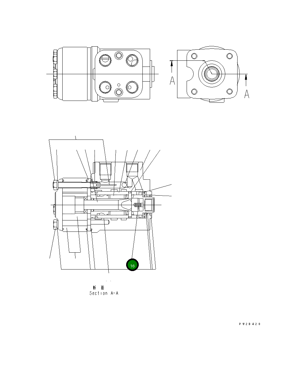 Крышка 567-40-43650 Komatsu