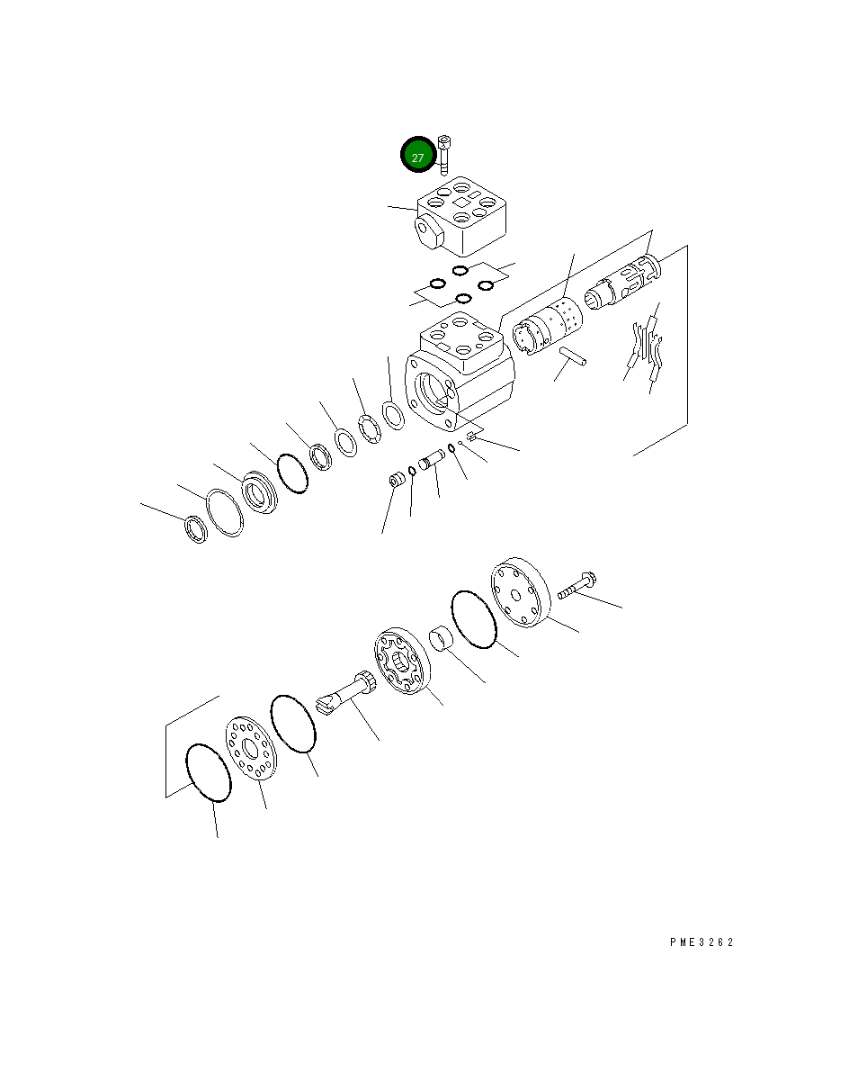 Болт 02101-00645 Komatsu